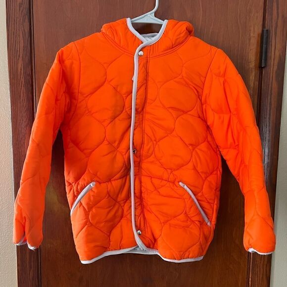 EUC Fire Fighters Operation Warm More than a Coat quilted Size 10/12 made in USA - Picture 1 of 9